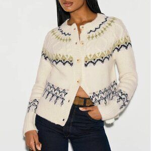 Fifteen Twenty Nordic Cardigan Sweater Sz M